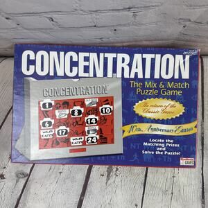 Concentration Game 40th Anniversary Edition, Board Game from 1998 Complete